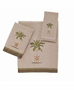 Avanti Banana Palm Embroidered Fingertip Towel