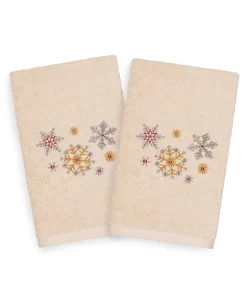 Linum Home Christmas Snowfall 100% Turkish Cotton 2-Pc. Hand Towel Set 7 Linum Home Christmas Snowfall 100% Turkish Cotton 2-Pc. Hand Towel Set -Linum Home Textiles shop 10744015 fpx