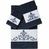 Linum Home Scarlet 3-Pc. Embellished Towel Set