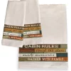Laural Home Cabin Rules Bath Towel