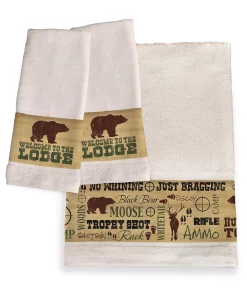 Laural Home Welcome To The Lodge Hand Towels