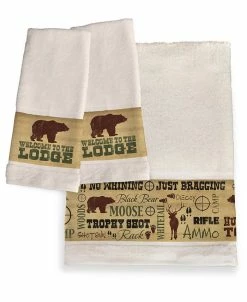 Laural Home Welcome To The Lodge Bath Towel Collection