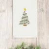Linum Home Christmas Tree 100% Turkish Cotton Hand Towel