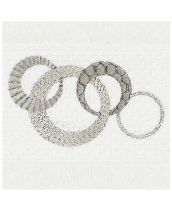 Linum Home Turkish Cotton Annabelle Embellished Washcloth - Image 2