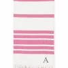 Linum Home Personalized Herringbone Pestemal Beach Towel