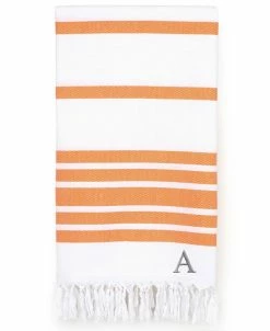 Linum Home Personalized Herringbone Pestemal Beach Towel