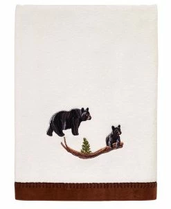 Avanti Black Bear Lodge Bath Towel