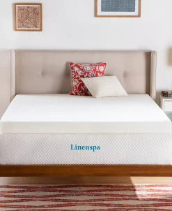 Linenspa 4 ActiveRelief Memory Foam Mattress Topper, Queen