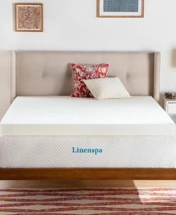 Linenspa 4 ActiveRelief Memory Foam Mattress Topper, Twin XL