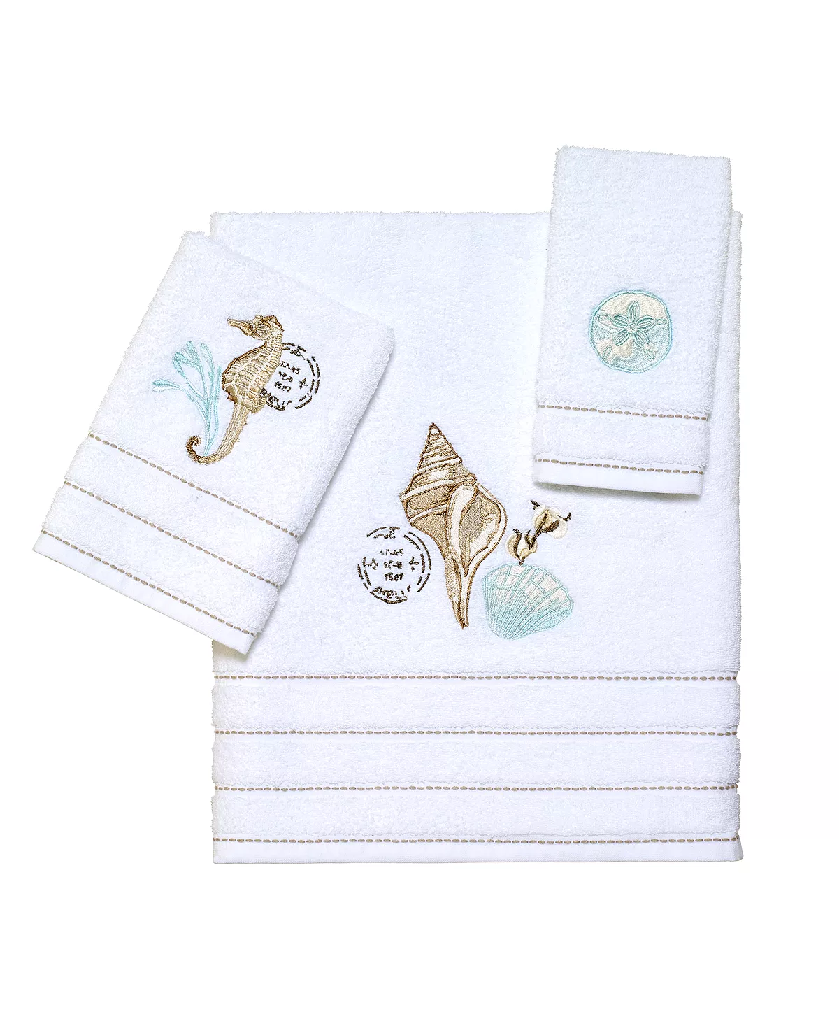 Avanti Farmhouse Shell Bath Towel - Image 2