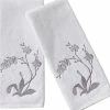 Michael Aram Orchid Embroidered Towel Set, 2 Pieces