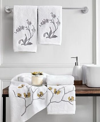 Michael Aram Butterfly Gingko Embroidered Towel Set, 2 Pieces - Image 3