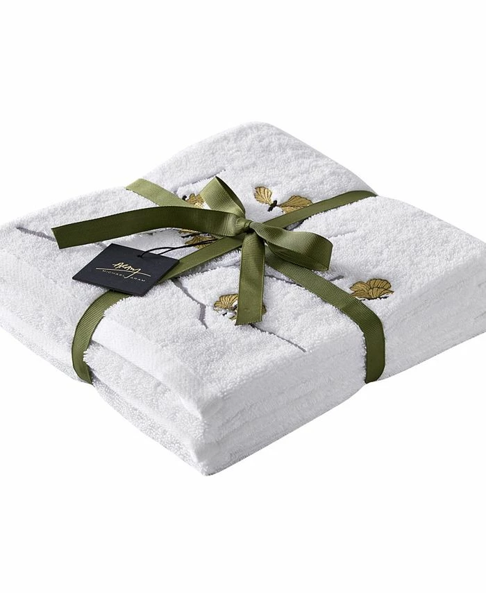 Michael Aram Butterfly Gingko Embroidered Towel Set, 2 Pieces - Image 4