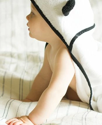 BedVoyage Panda Baby Viscose From Bamboo Bath Essentials, 8pc Baby Gift Set - Image 3