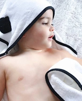 BedVoyage Panda Baby Viscose From Bamboo Bath Essentials, 8pc Baby Gift Set - Image 8