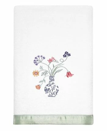 Linum Home Textiles Turkish Cotton Stella Embellished Towel Set, 3 Piece - Image 2