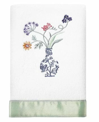 Linum Home Textiles Turkish Cotton Stella Embellished Towel Set, 3 Piece - Image 3