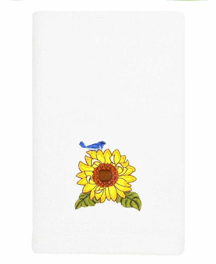 Linum Home Textiles Turkish Cotton Girasol Embellished Towel Set, 3 Piece - Image 4