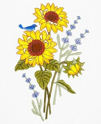 Linum Home Textiles Turkish Cotton Girasol Embellished Towel Set, 3 Piece - Image 7