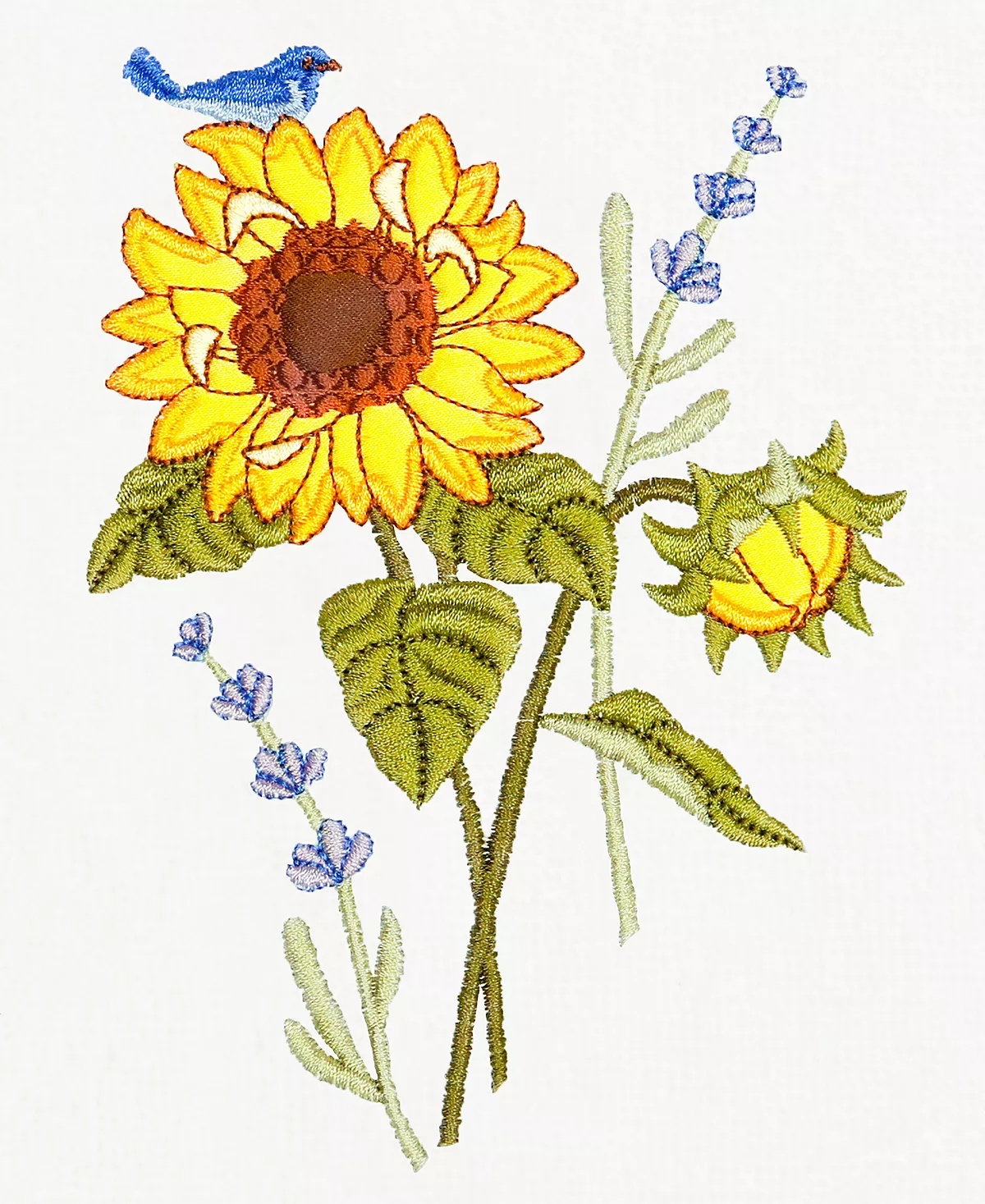 Linum Home Textiles Turkish Cotton Girasol Embellished Hand Towel Set, 2 Piece - Image 4