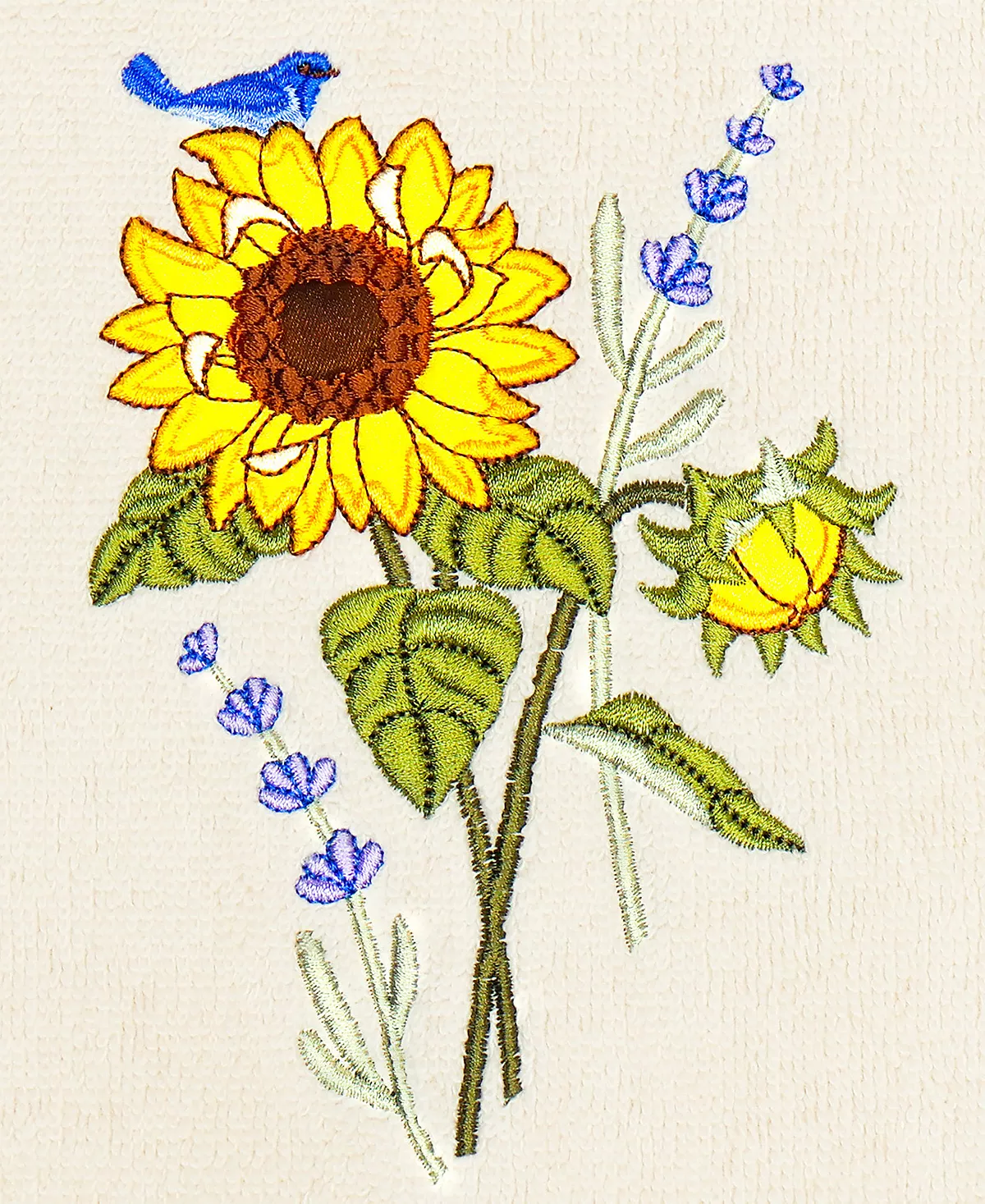 Linum Home Textiles Turkish Cotton Girasol Embellished Hand Towel Set, 2 Piece - Image 6