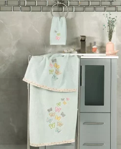 Linum Home Textiles Turkish Cotton Mariposa Embellished Bath Towel Set, 2 Piece 20 Linum Home Textiles Turkish Cotton Mariposa Embellished Bath Towel Set, 2 Piece -Linum Home Textiles shop 23172646 fpx