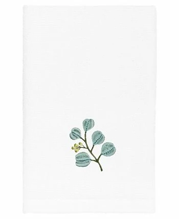 Linum Home Textiles Turkish Cotton Botanica Embellished Fingertip Towel Set, 2 Piece - Image 2
