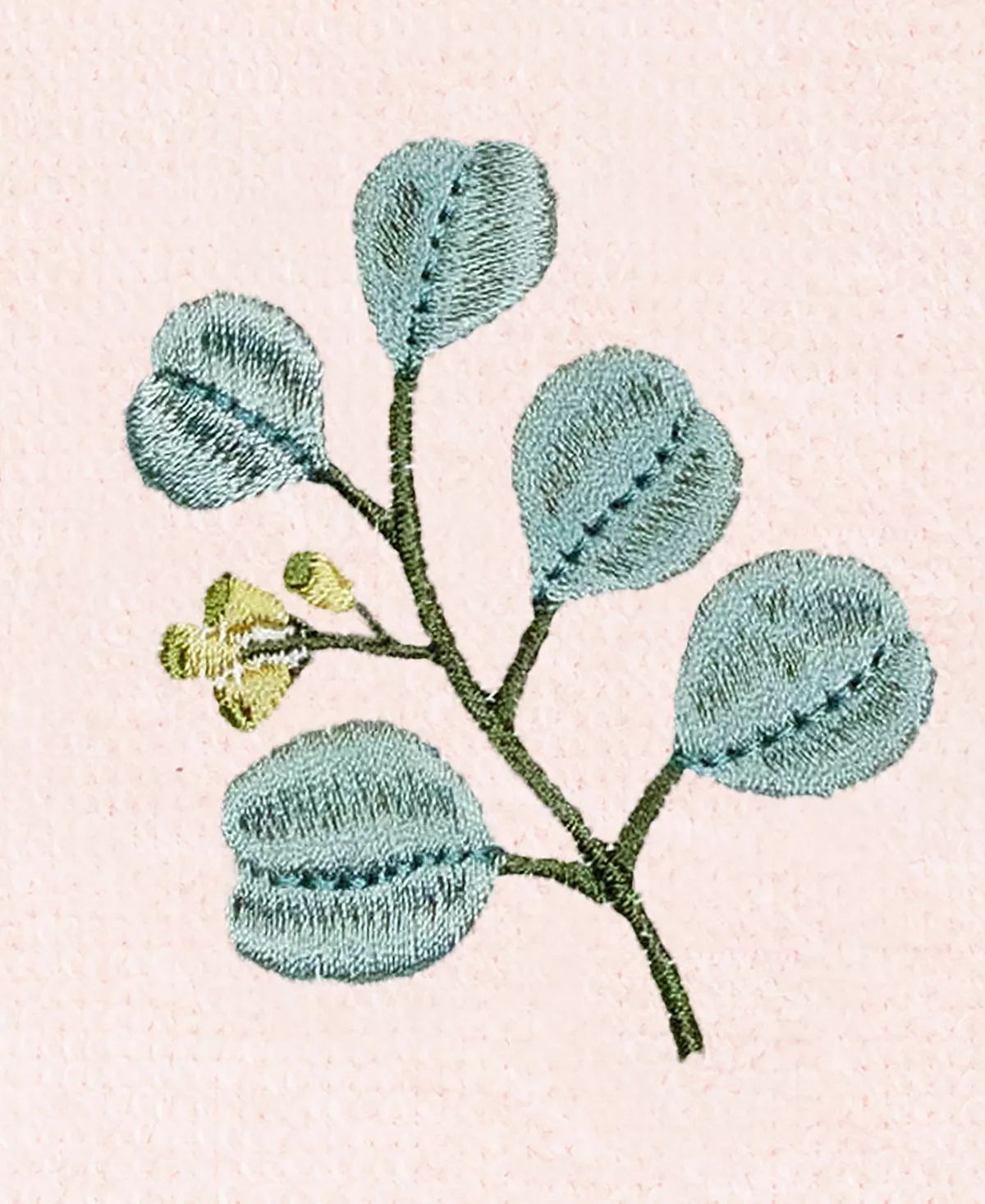 Linum Home Textiles Turkish Cotton Botanica Embellished Fingertip Towel Set, 2 Piece - Image 7