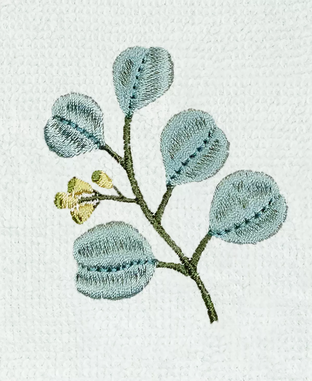 Linum Home Textiles Turkish Cotton Botanica Embellished Fingertip Towel Set, 2 Piece - Image 8