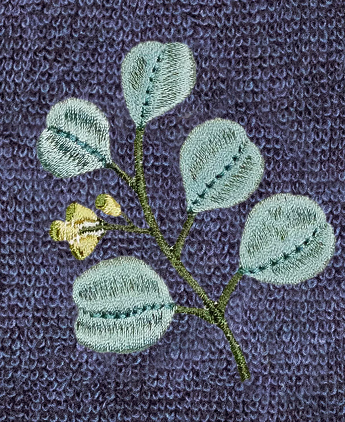 Linum Home Textiles Turkish Cotton Botanica Embellished Fingertip Towel Set, 2 Piece - Image 9