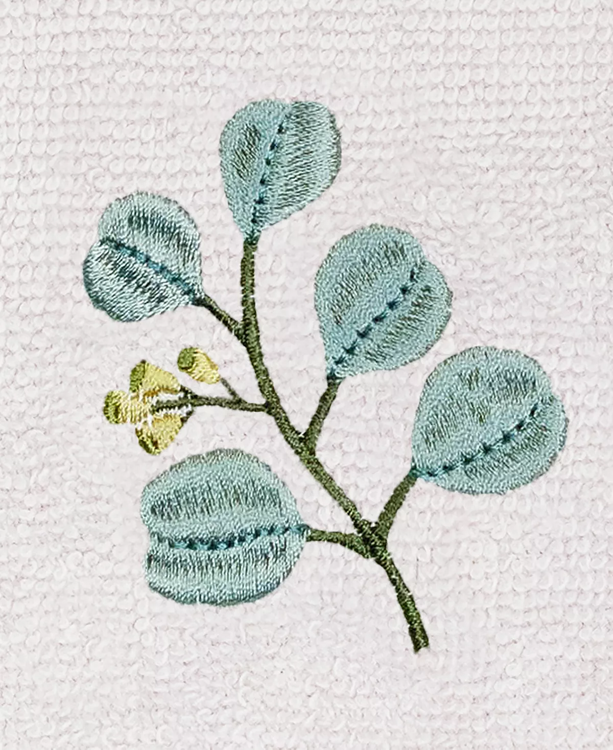 Linum Home Textiles Turkish Cotton Botanica Embellished Fingertip Towel Set, 2 Piece - Image 10