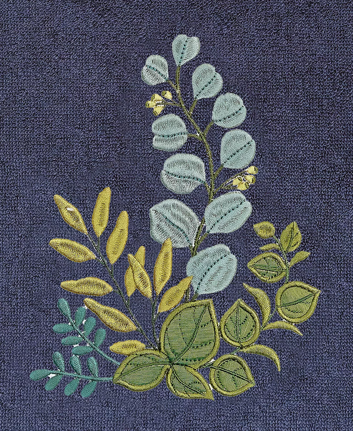 Linum Home Textiles Turkish Cotton Botanica Embellished Towel Set, 4 Piece - Image 11