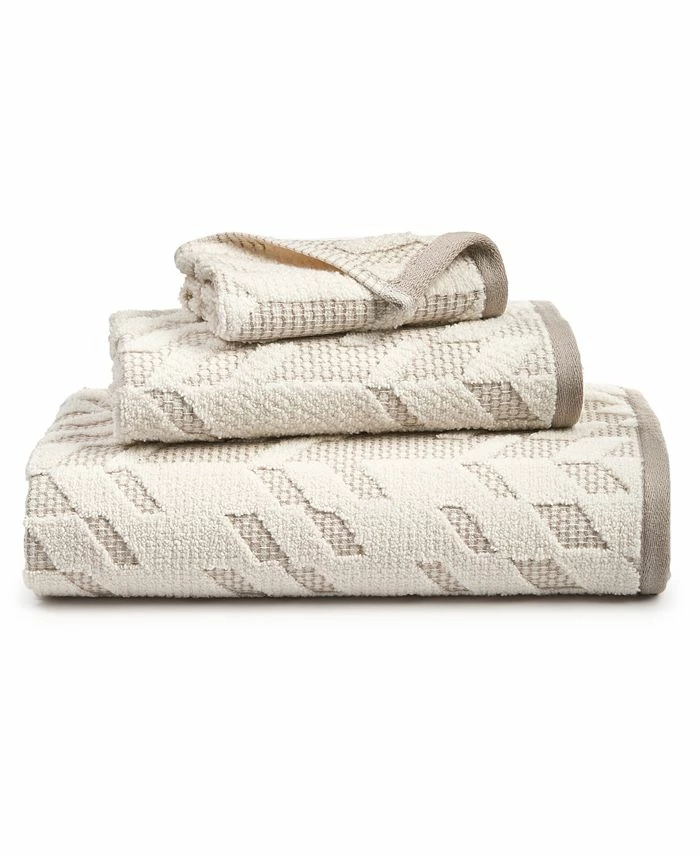 For Hotel Collection Mesa Sculpted Cotton 3-Pc. Towel Bundle, Created For Macy's