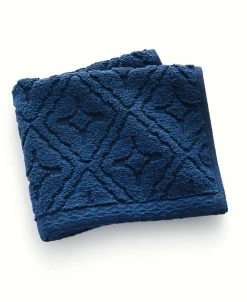 Hotel Collection Micro Cotton Sculpted Tonal Tile Washcloth, 13 X 13, Created For Macy's