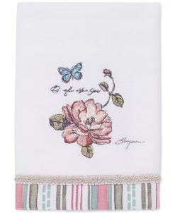 Avanti Butterfly Garden Cotton Hand Towel