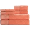 Caro Home Beacon Cotton 6-Pc. Textured Towel Set
